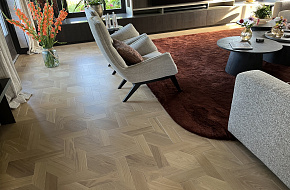 Mansion weave vloer zorgt voor een stijlvol en uniek interieur